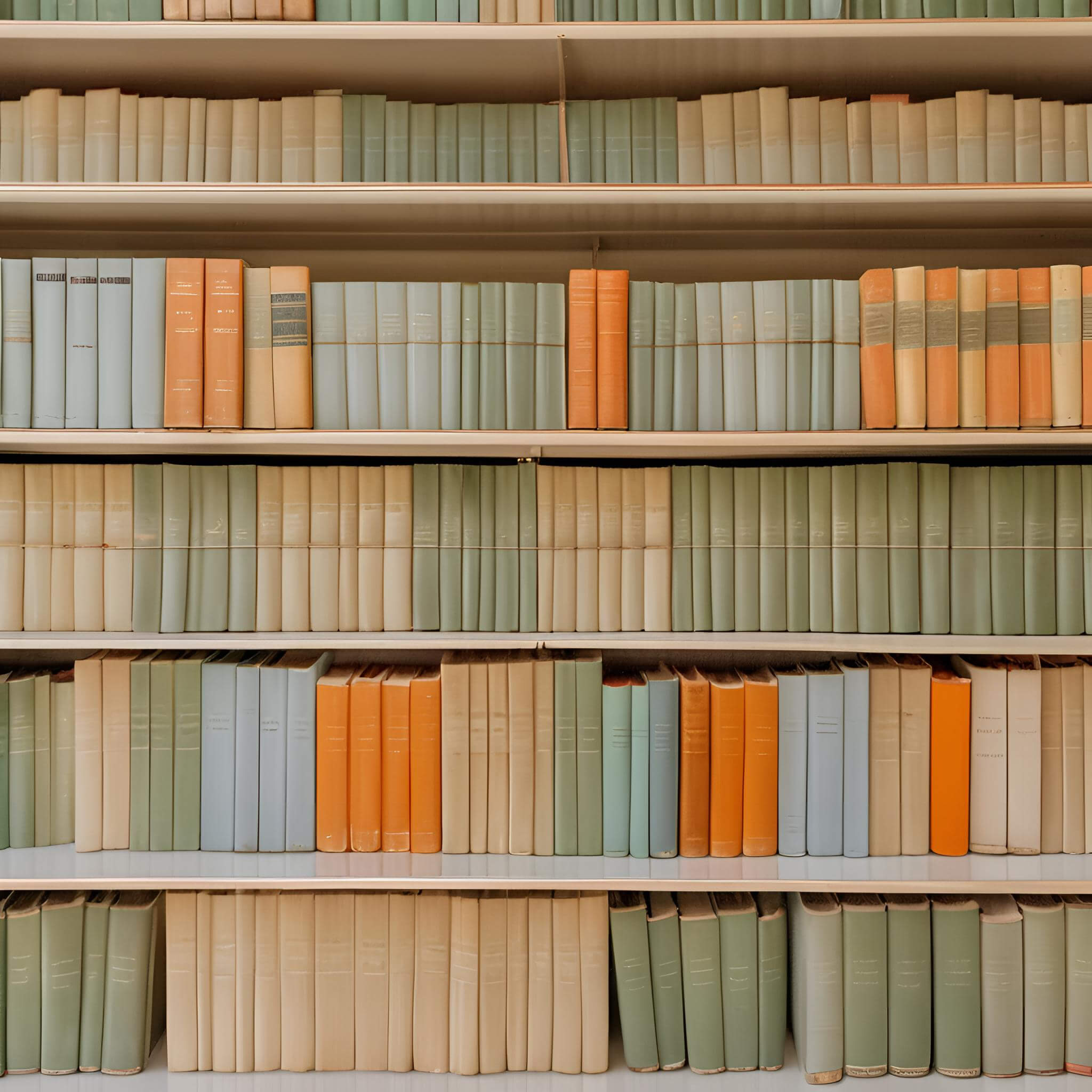 books of wooden shelf